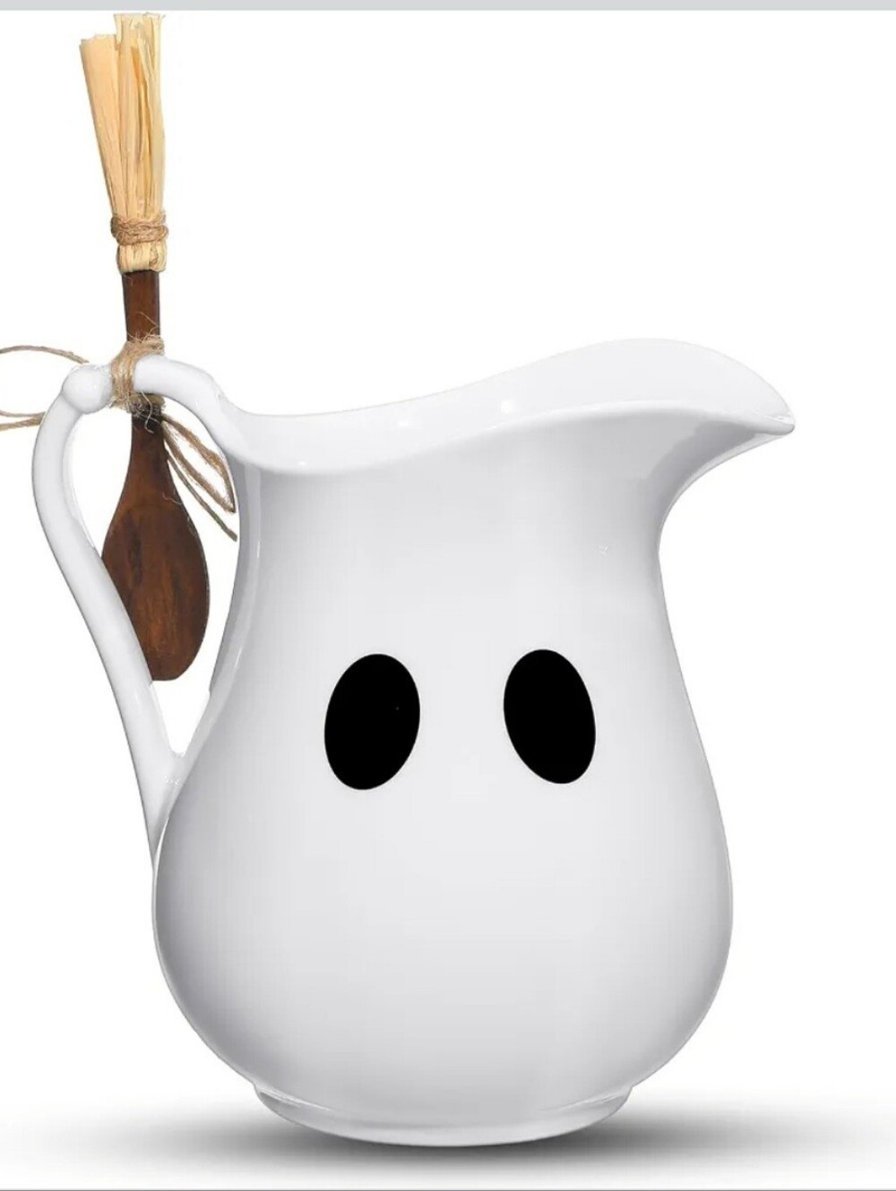 New 7.3" Ceramic Ghost Pitcher